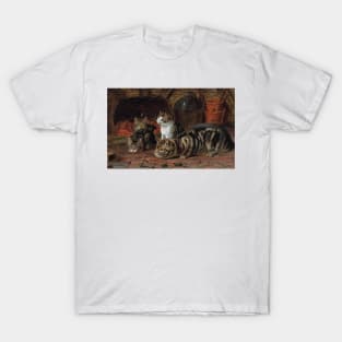 The First Lesson by Horatio Henry Couldery T-Shirt